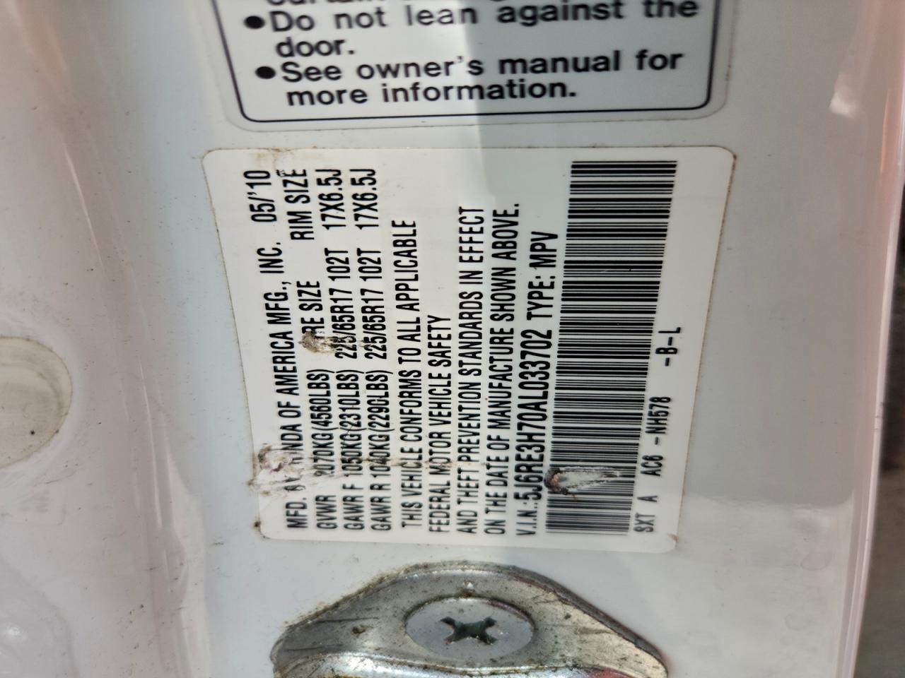 Honda Crv Exl Image 7