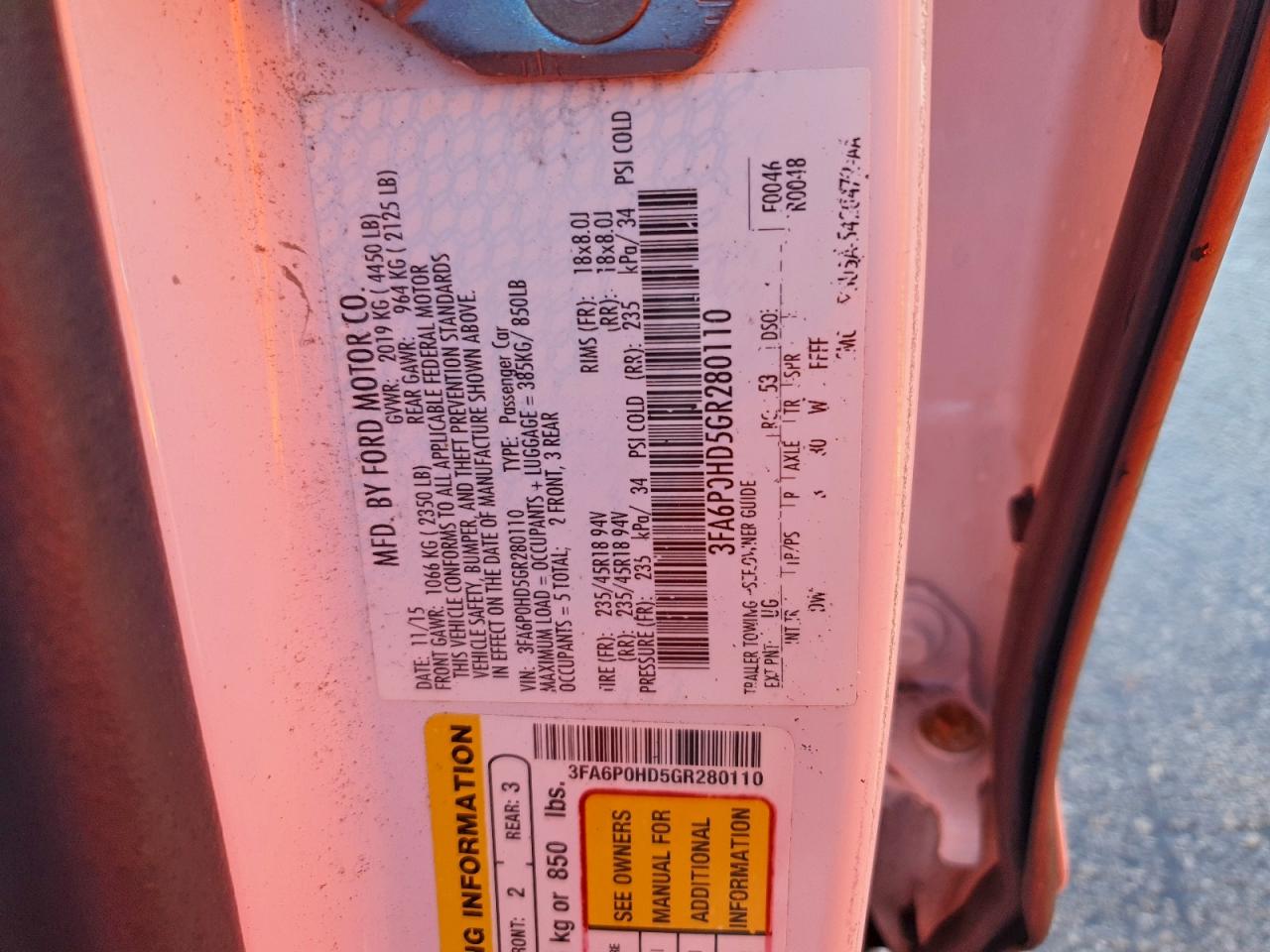 Ford Fusion Se Image 9