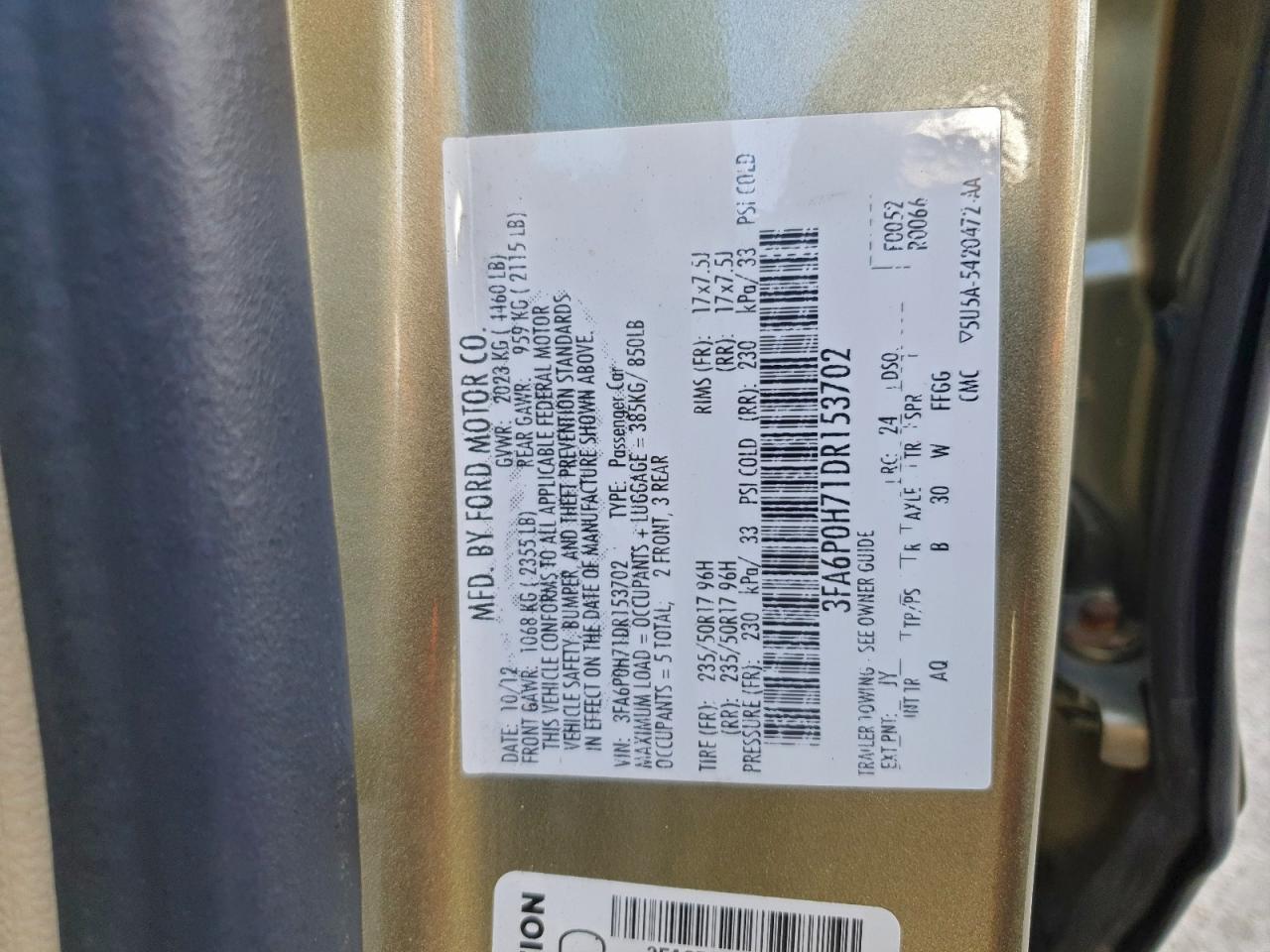 Ford Fusion Se Image 8