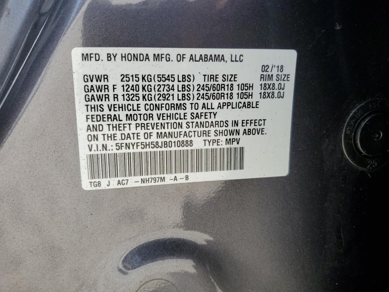 Honda Pilot Exl Image 10