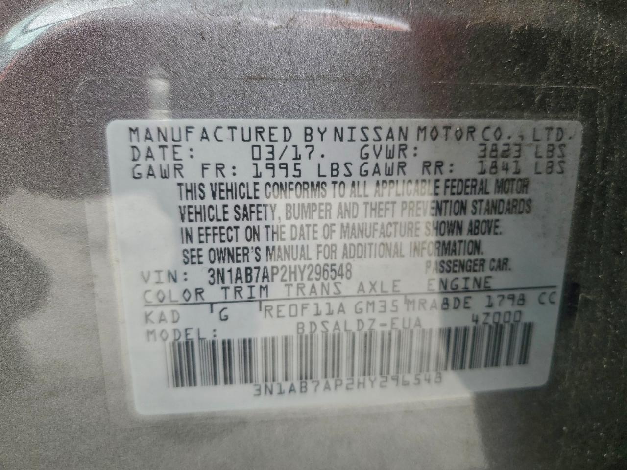 Nissan Sentra S Image 9